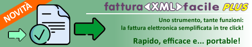 Scarica FatturaXmlFacile.exe per comporre le fatture elettroniche semplificate