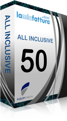 All Inclusive 50 - pacchetto di cinquanta fatture elettroniche, servizio di compilazione compreso